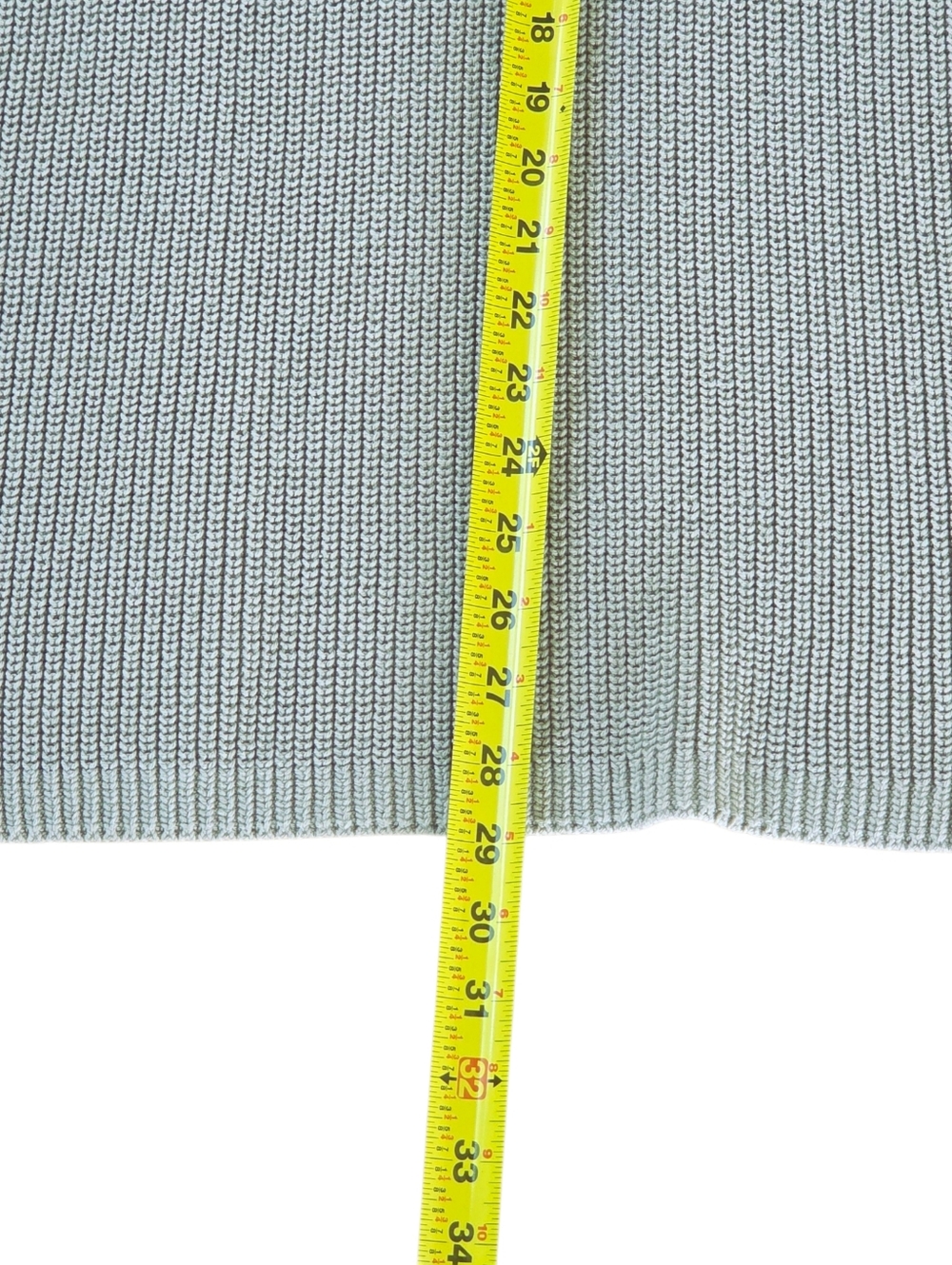 LOFT Open Long Cardigan Sweater 100% Cotton Sage Green with Pockets XL - Picture 12 of 13